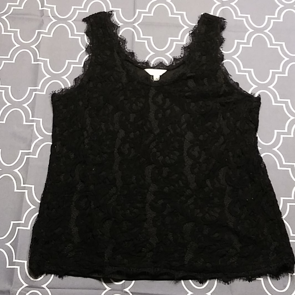 Black tank top